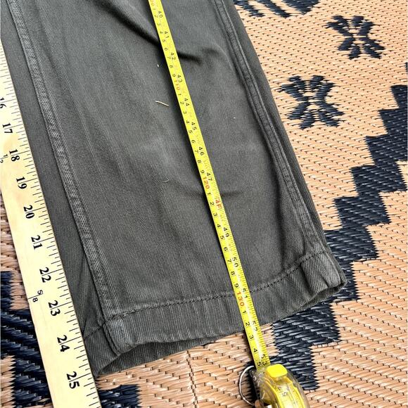 Free People | Gia Coverall Jumpsuit Cotton Utility Army Size XS - Picture 11 of 11